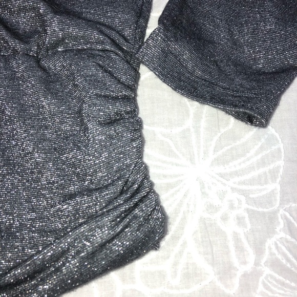 White House Black Market crossover metallic top - Picture 4 of 5